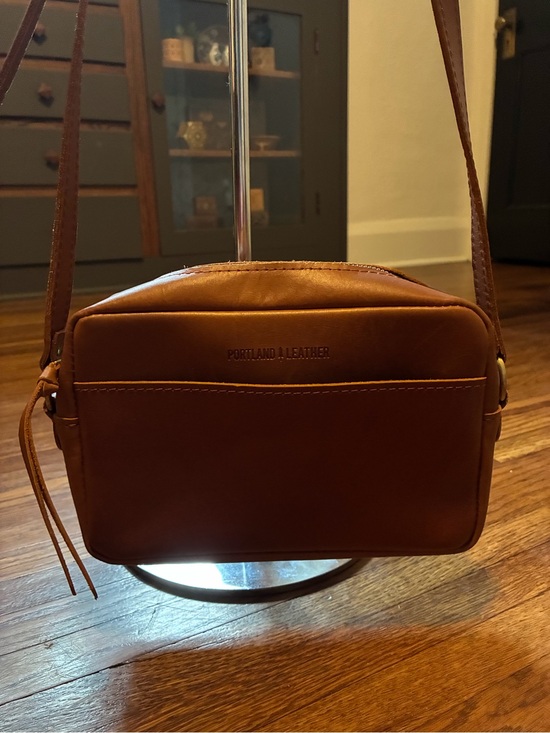 Portland Leather Handbags - Portland Leather Goods “Large” Camera Bag Purse in “Honey”